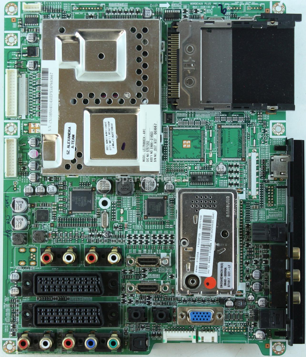 Samsung LE37R87BD - Main AV - BN94-01520A - BN94-01450D - BN41-00813D-MP1.0 - BORDEAUX PLUS