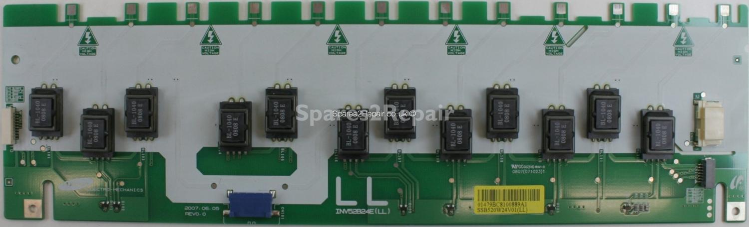 Samsung LE52M87BD - Inverter - LJ97-01479B - SSB520W24V01 - INV52B24E(LL) - REV 0.0