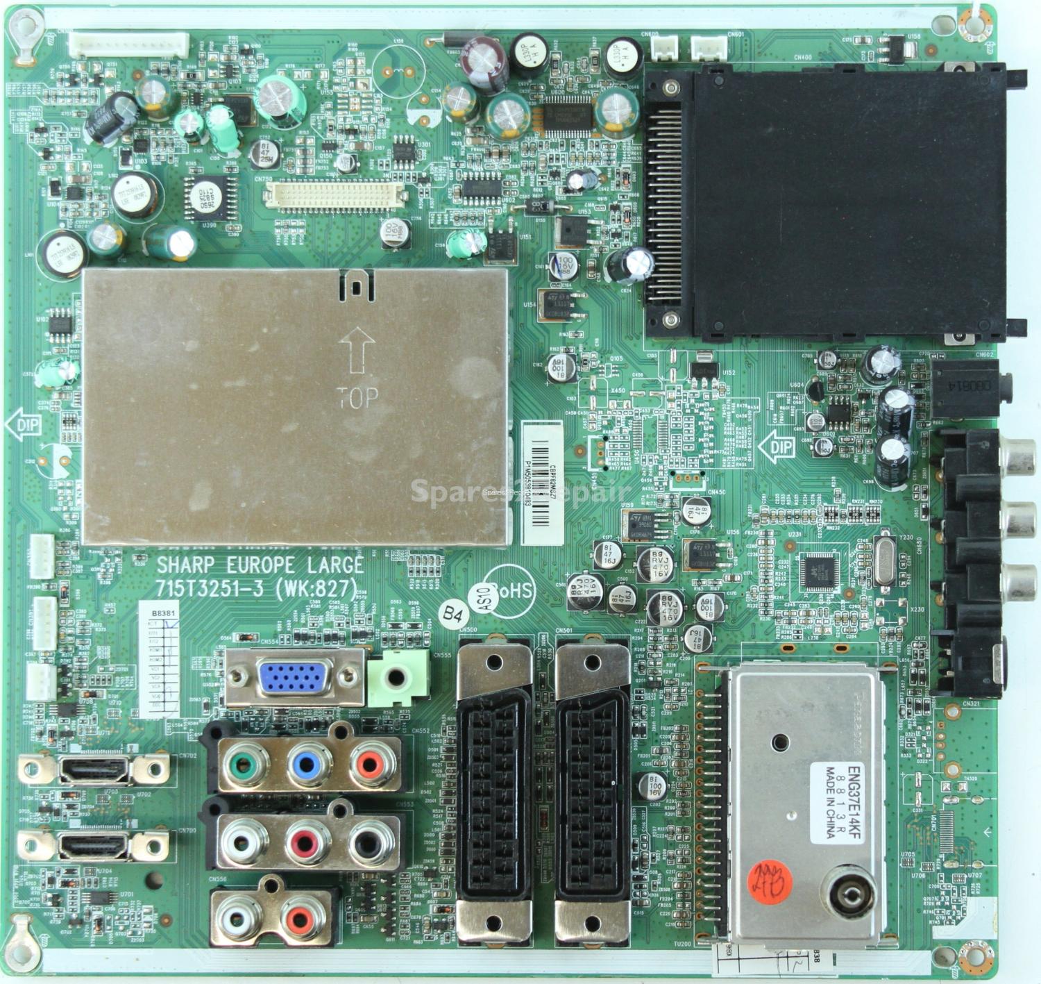 Sharp LC-26SB25E - Main AV - 715T3251-4 - CBPF82MB27