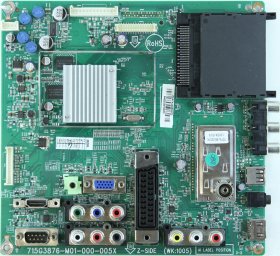 Sharp LC-26LE320E - Main AV - 715G3876-M01-000-005X - (WK:1005) - CBPFA4ABZES00