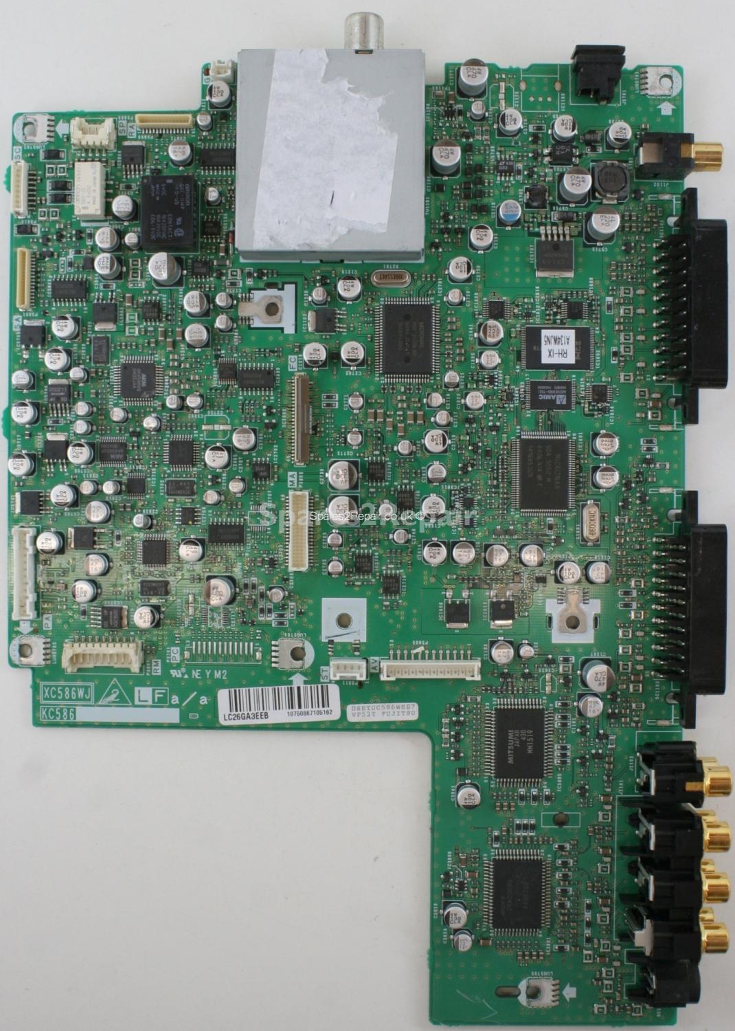 Sharp LC-26GA3E-B - Main AV - XC586WJ - KC586