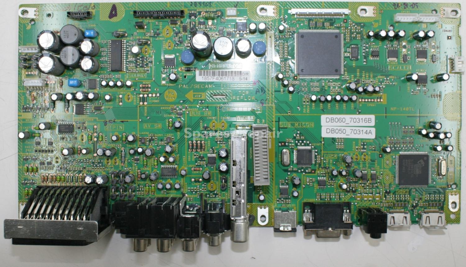 Sharp LC-32AD5E-BK - Main AV - CMF111A 3 - DB060_70316B - DB050_70314A