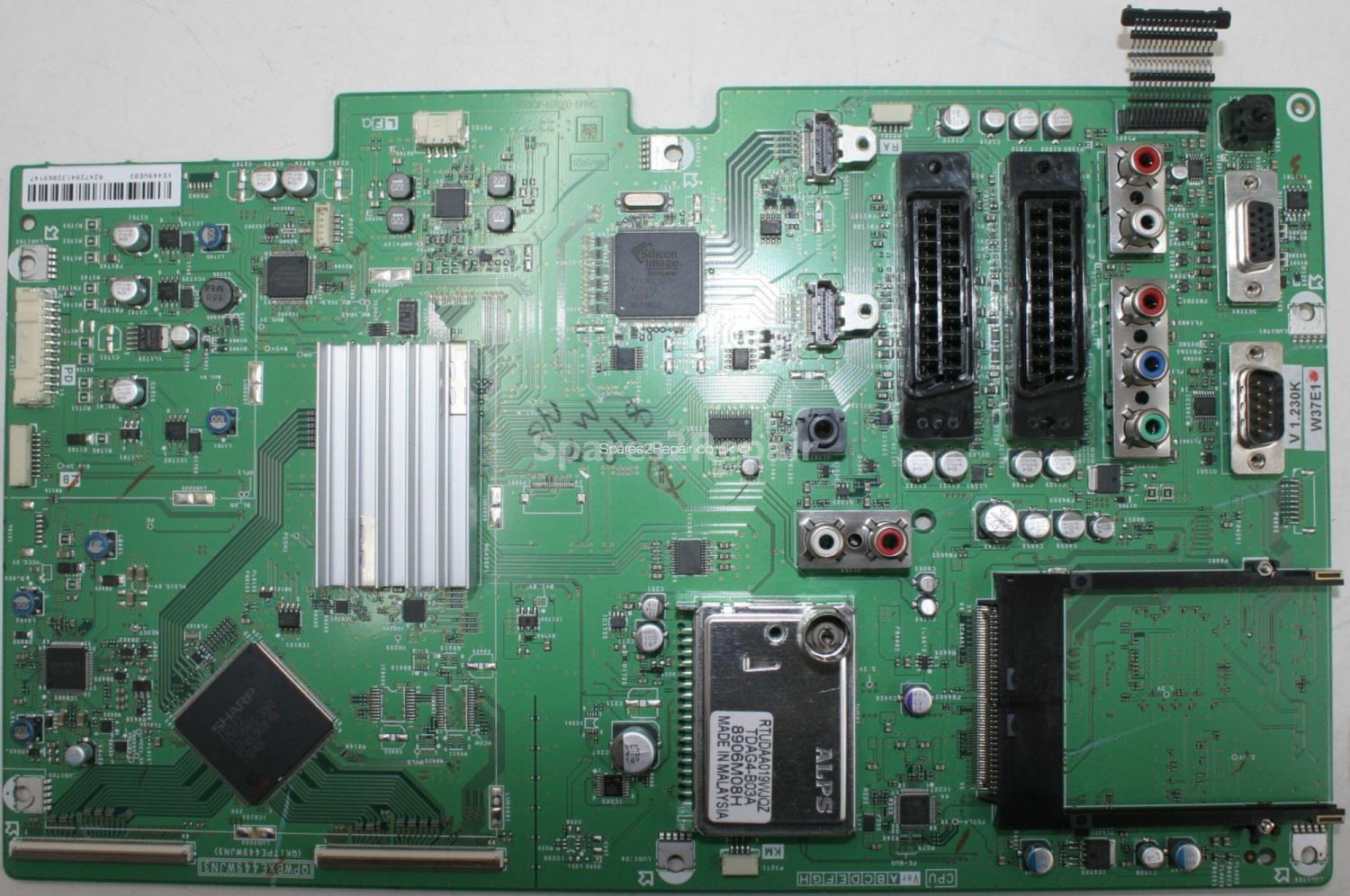 Sharp LC-37D44E-BK - Main AV - KE449WE03 - QPWBXE449WJN3 - QKITPE449WJN3