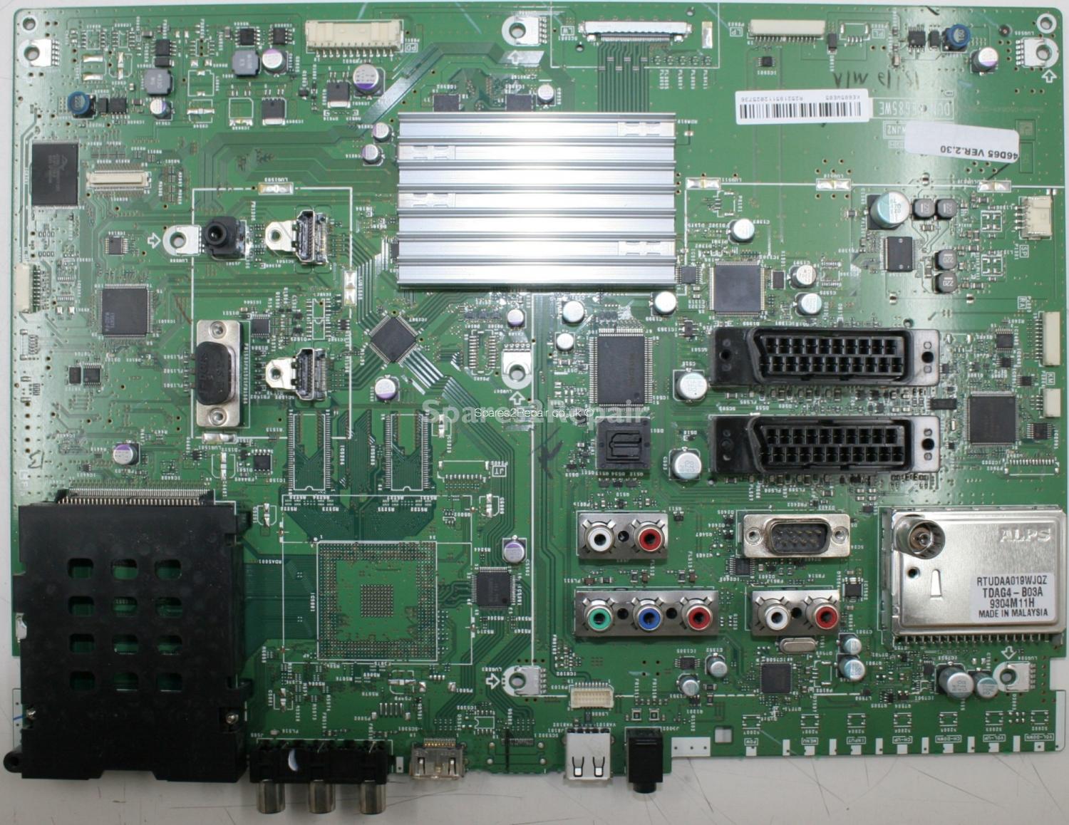 Sharp LC-46D65E - Main AV - KE685WE05 - DUNTKE685WE - QPWBXE685WJN2