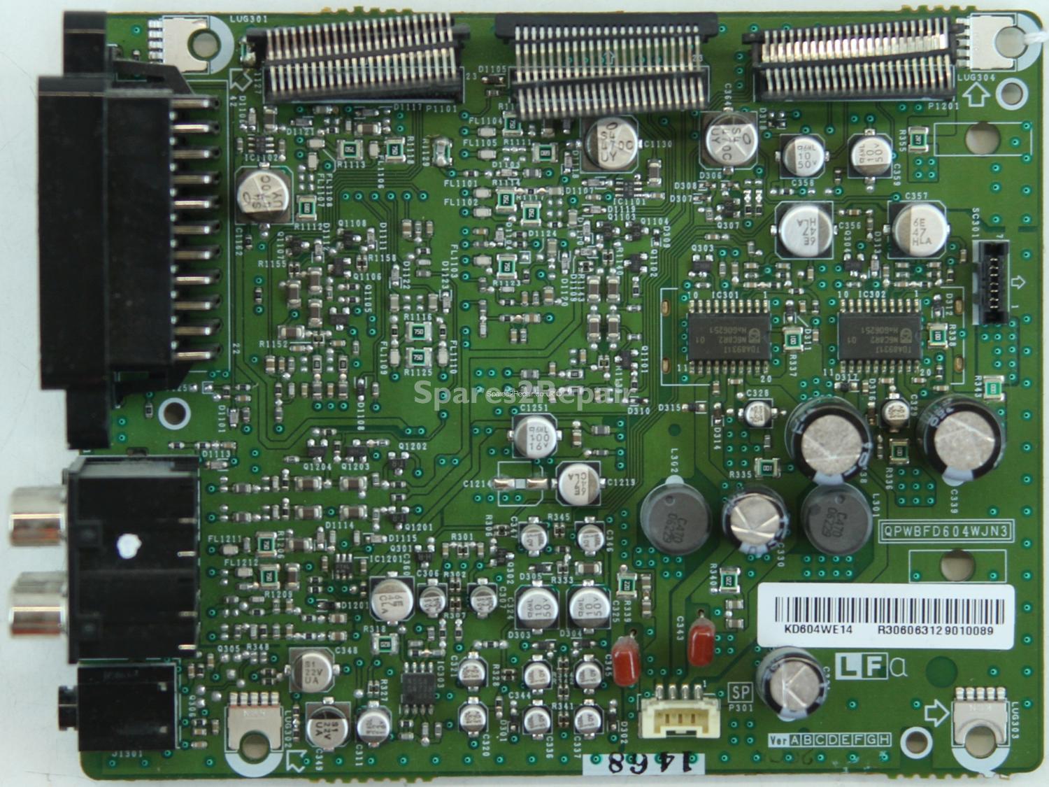 Sharp LC-26SD1E - AV Inputs - KD604WE14 - QPWBFD604WJN3