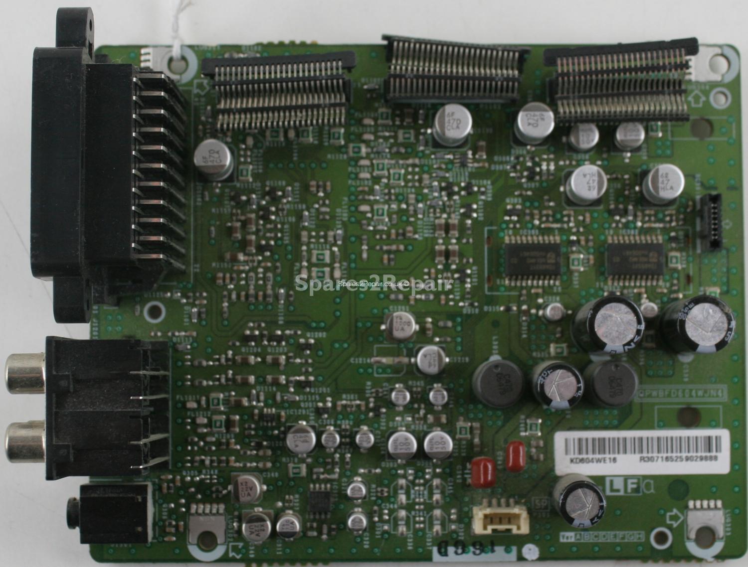 Sharp LC-32SD1E - Inputs - QPWBFD604WJN4 - KD604WE16