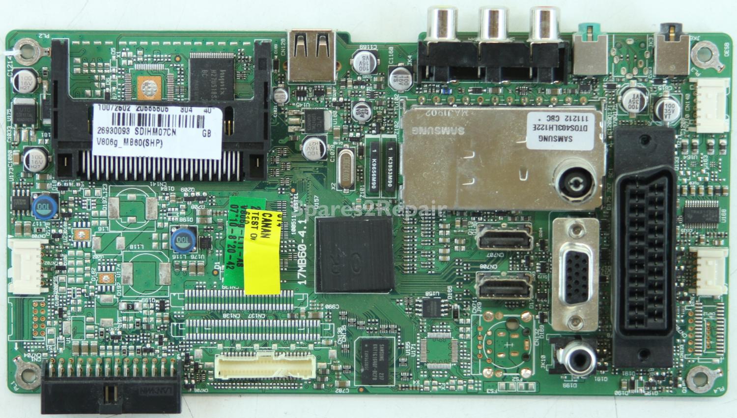 Sharp LC-40SH340K - Main AV - 20565605 - 17MB60-4.1 - 100511