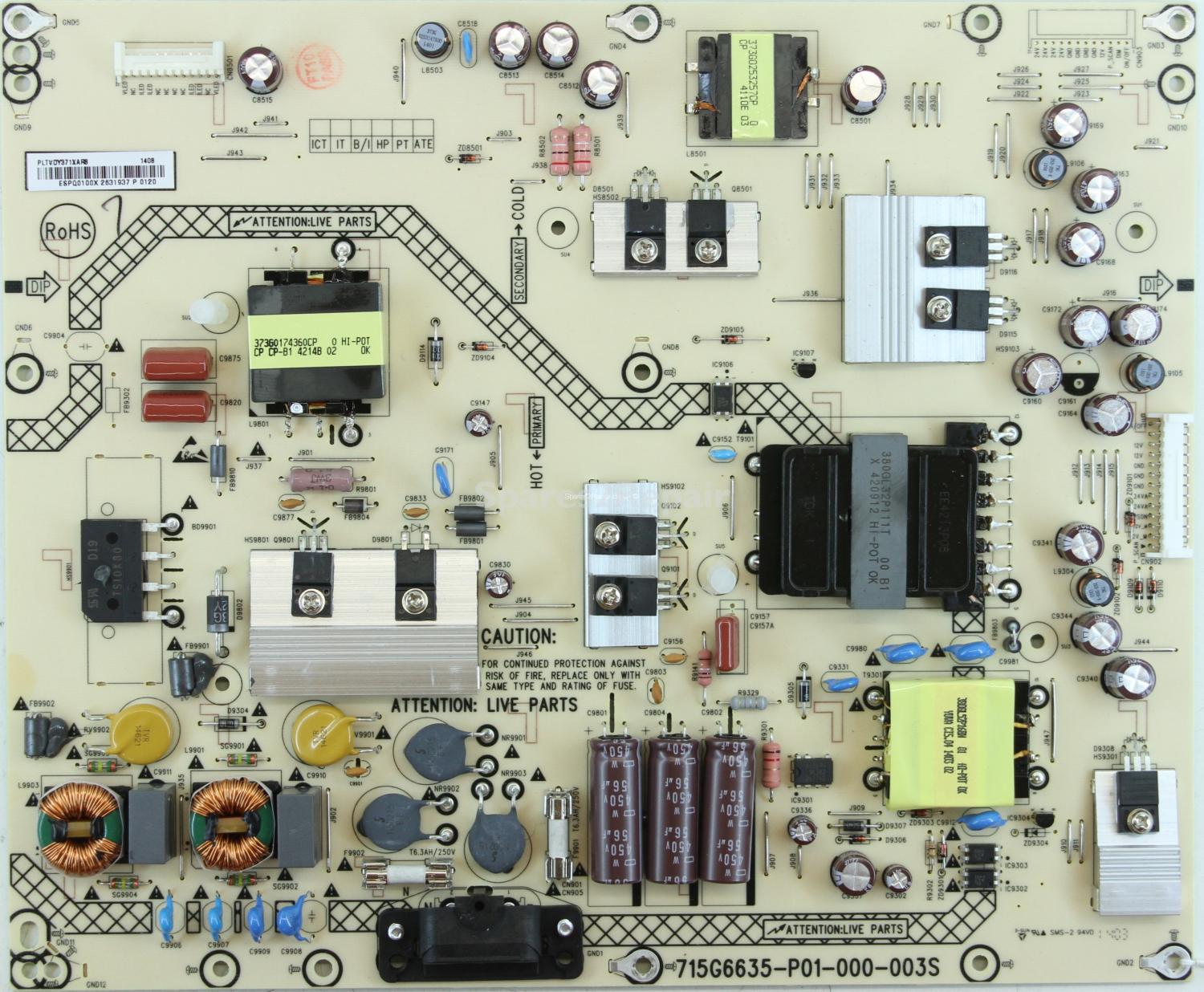 Sharp LC-37P50E - Main AV - KD187 - XD187WJ