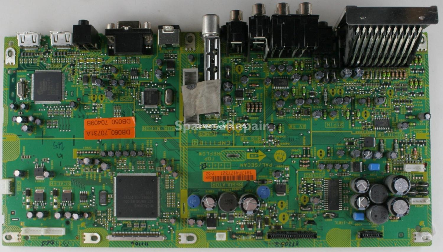 Sharp LC26AD5E-BK - Main AV - CMF111B - DB050_70409B