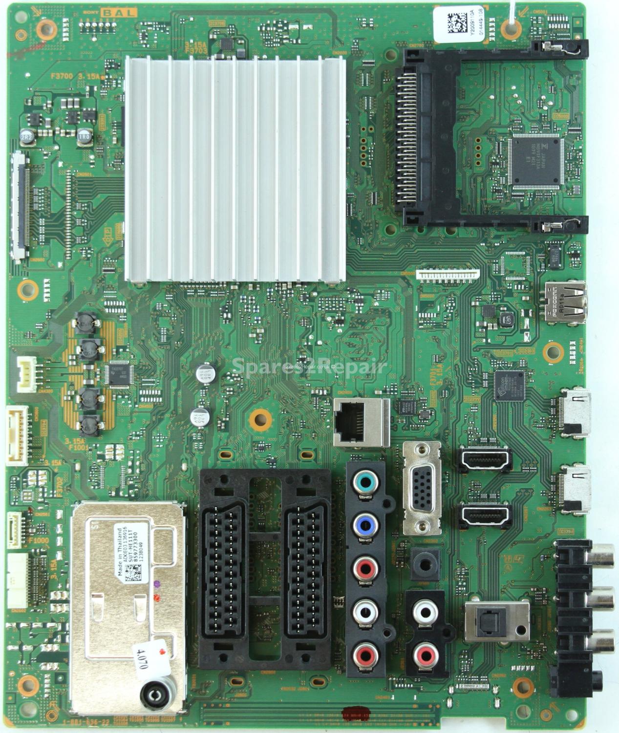 Sony KDL-46HX803 - Main AV - Y2009110A - 1-881-636-22