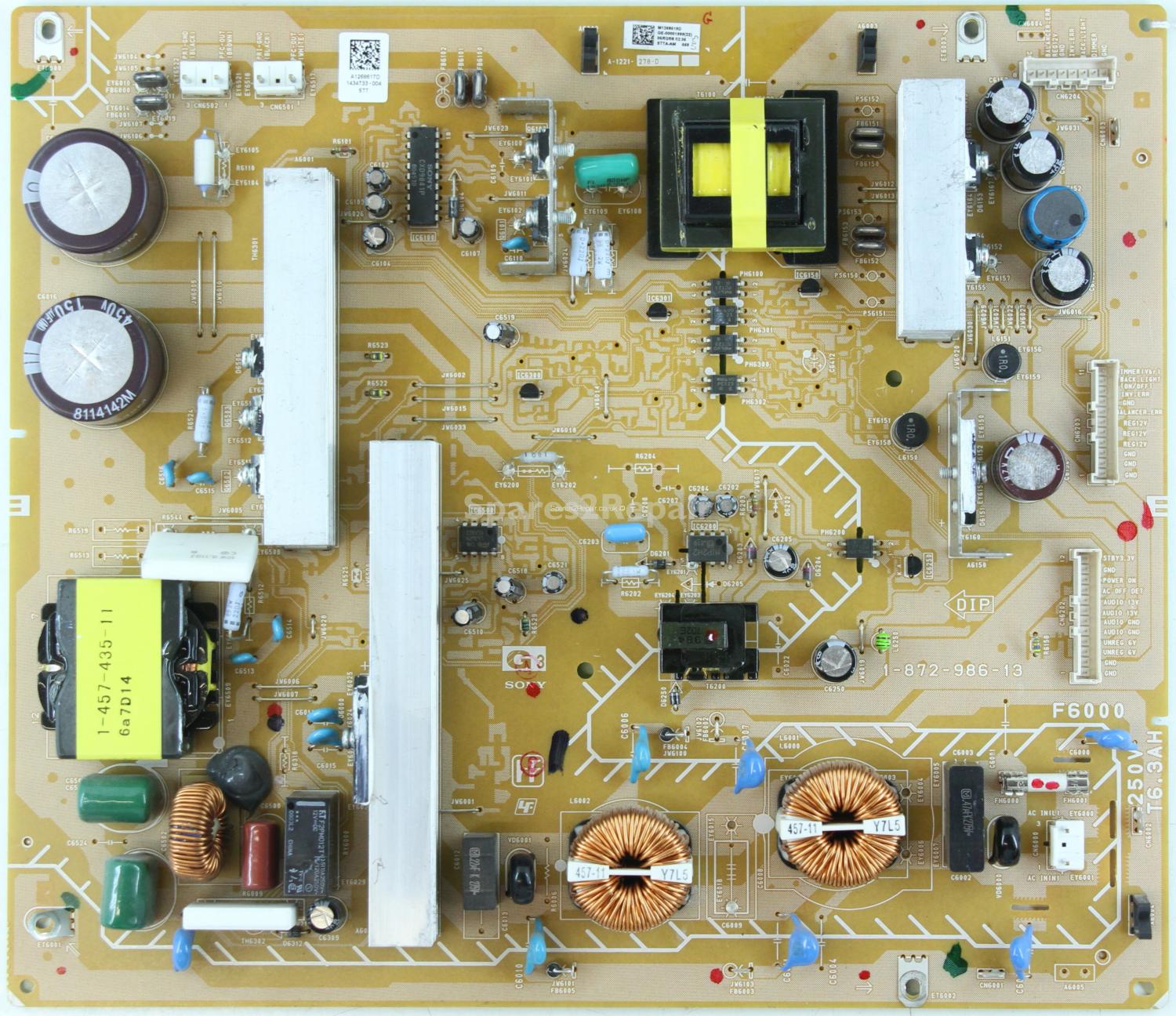 Sony KDL-40D3500 - Power Supply - 1-872-986-13 - A-1221-278-D - A1268617D