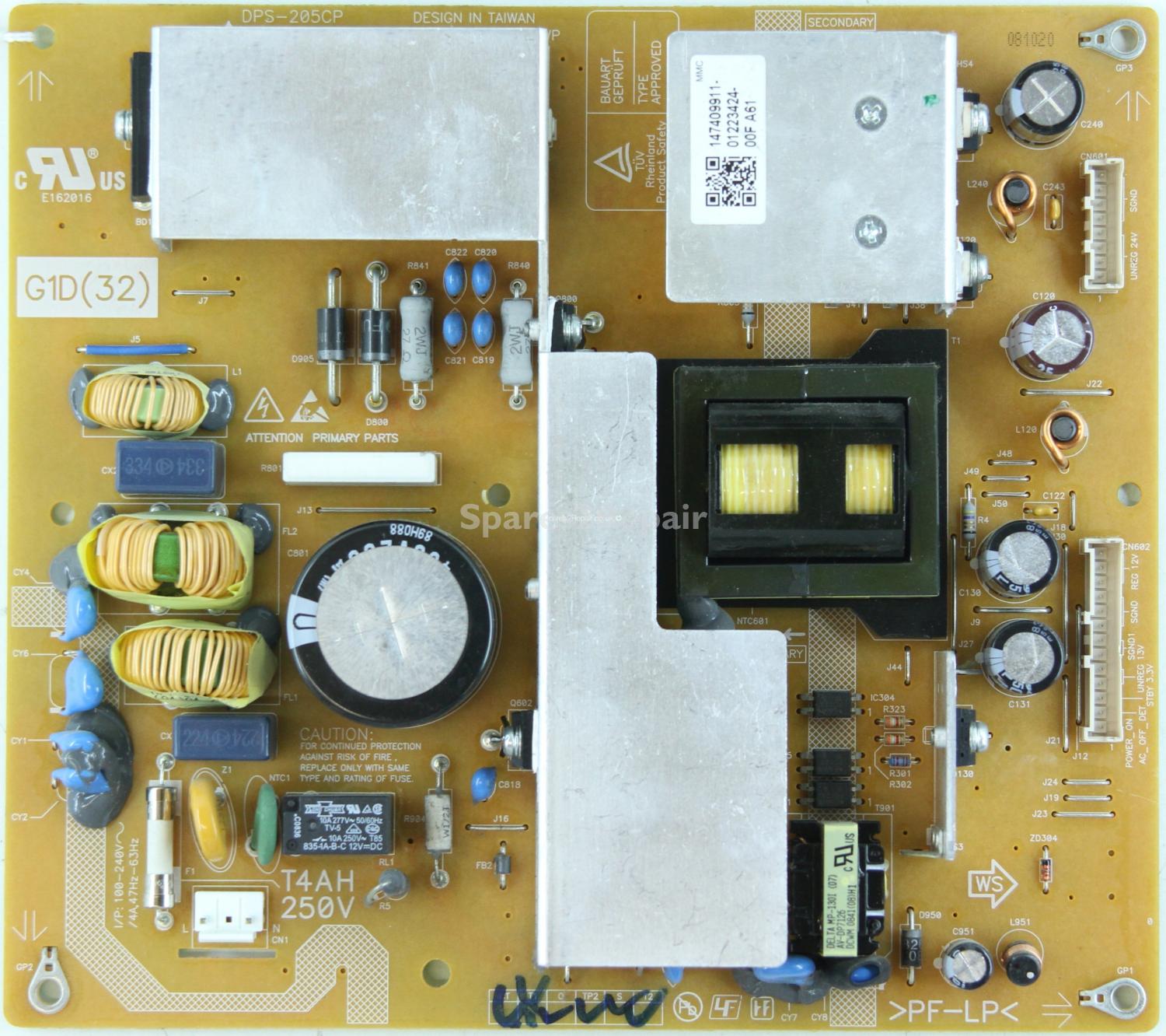 Sony KDL-32L4000 - PSU - DPS-205CP - 147409911 - 2950196610