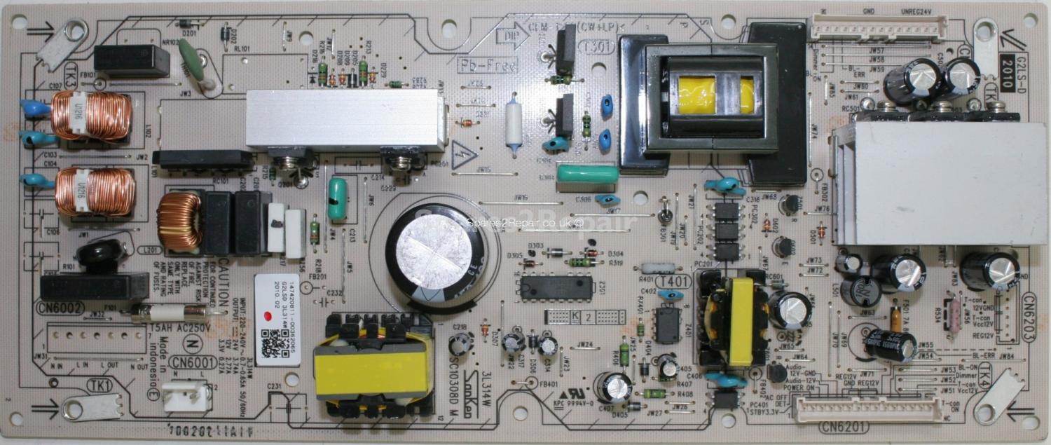 Sony KDL-32EX403 - PSU - 3L314W - PSC10308D M - 147420811