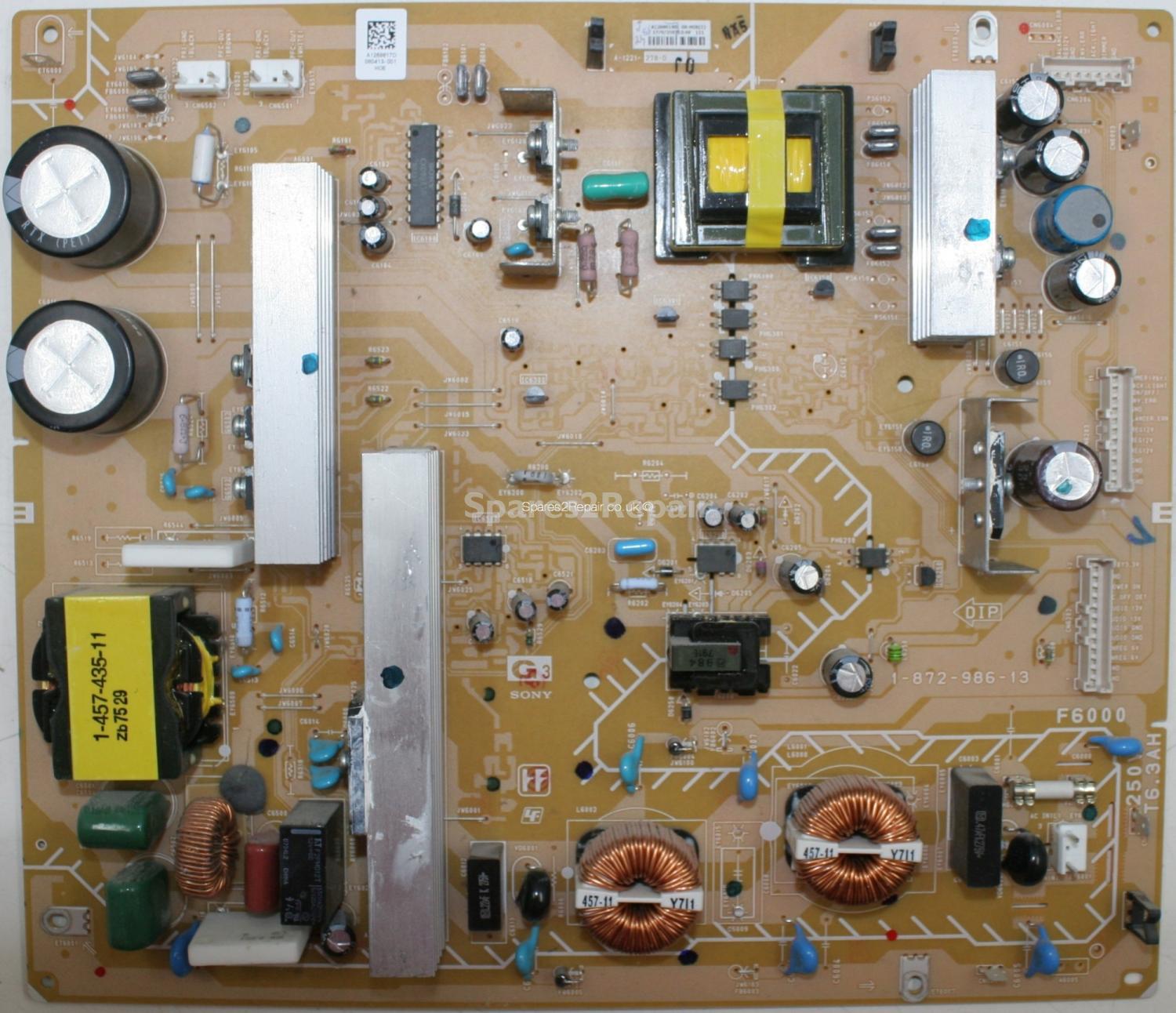 Sony KDL-40V3000 - Power Supply - A1268617D - A-1221-278-D - 1-872-986-13