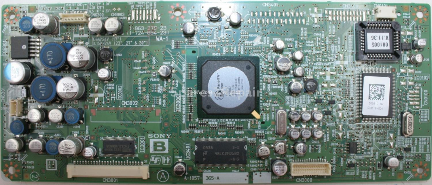 Sony KLV-30HR3 - B Board - 1-863-279-23 - 1-724-654-23 - A-1057-365-A