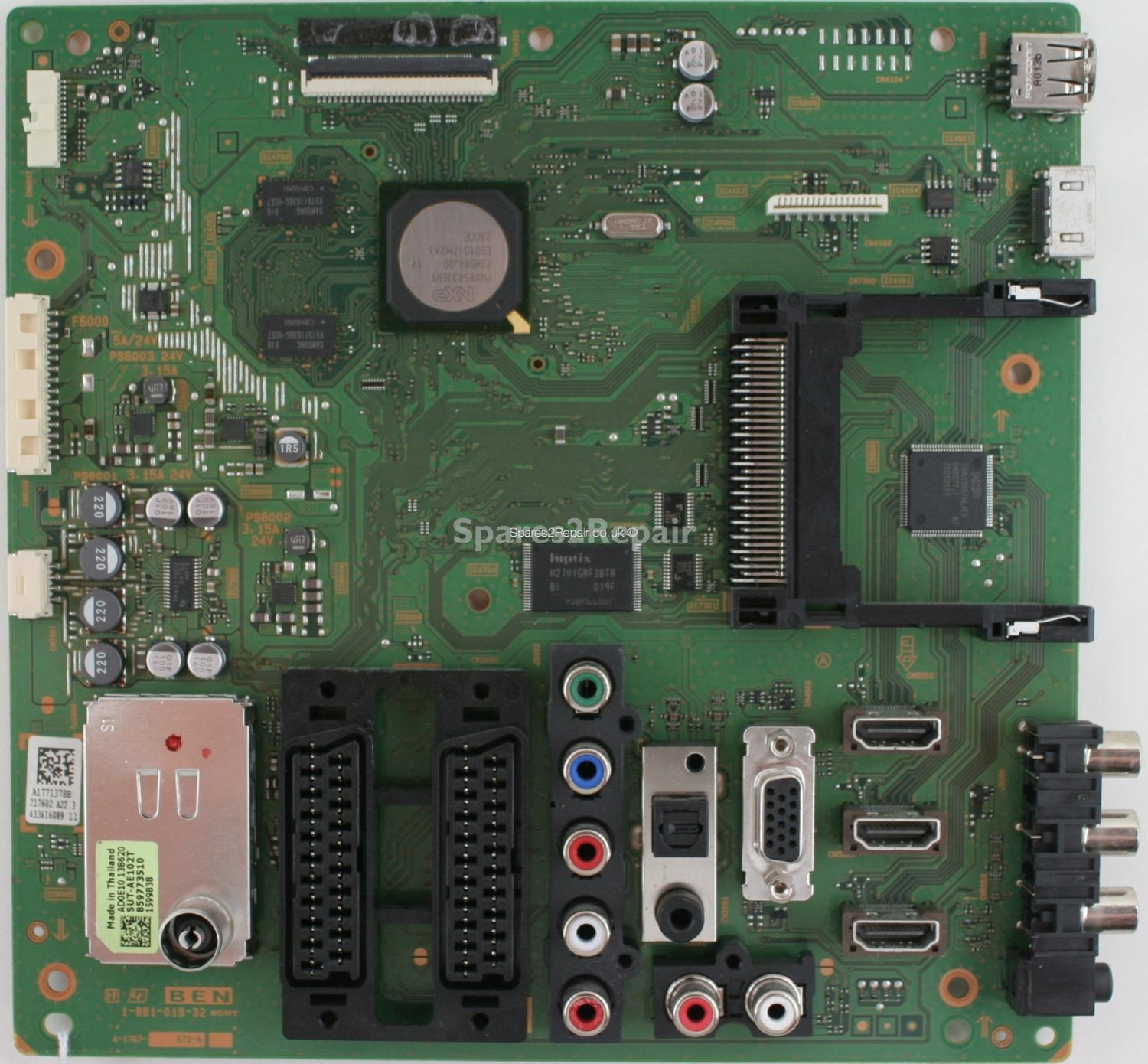 Sony KDL-26EX302 - Main AV - 1-881-019-32