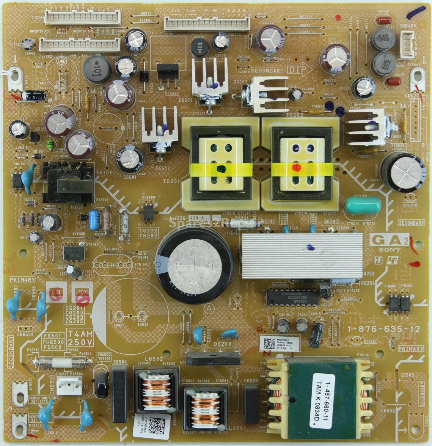 Sony KDL-32U4000 - PSU - 1-876-635-12 - A1556796A