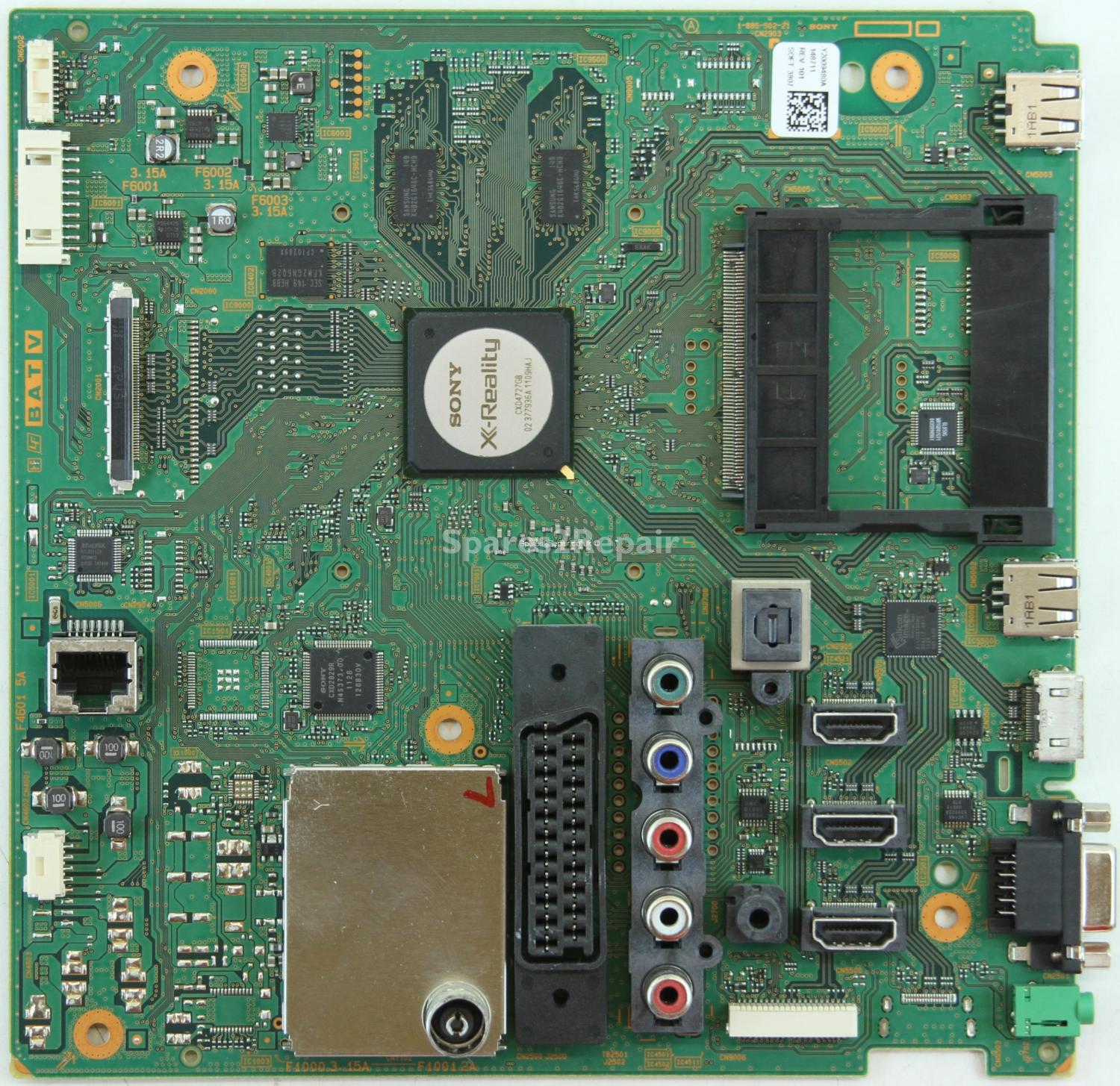 Sony KDL-37EX723 - Main AV - Y2009480A - 1-885-502-21 - REV:101