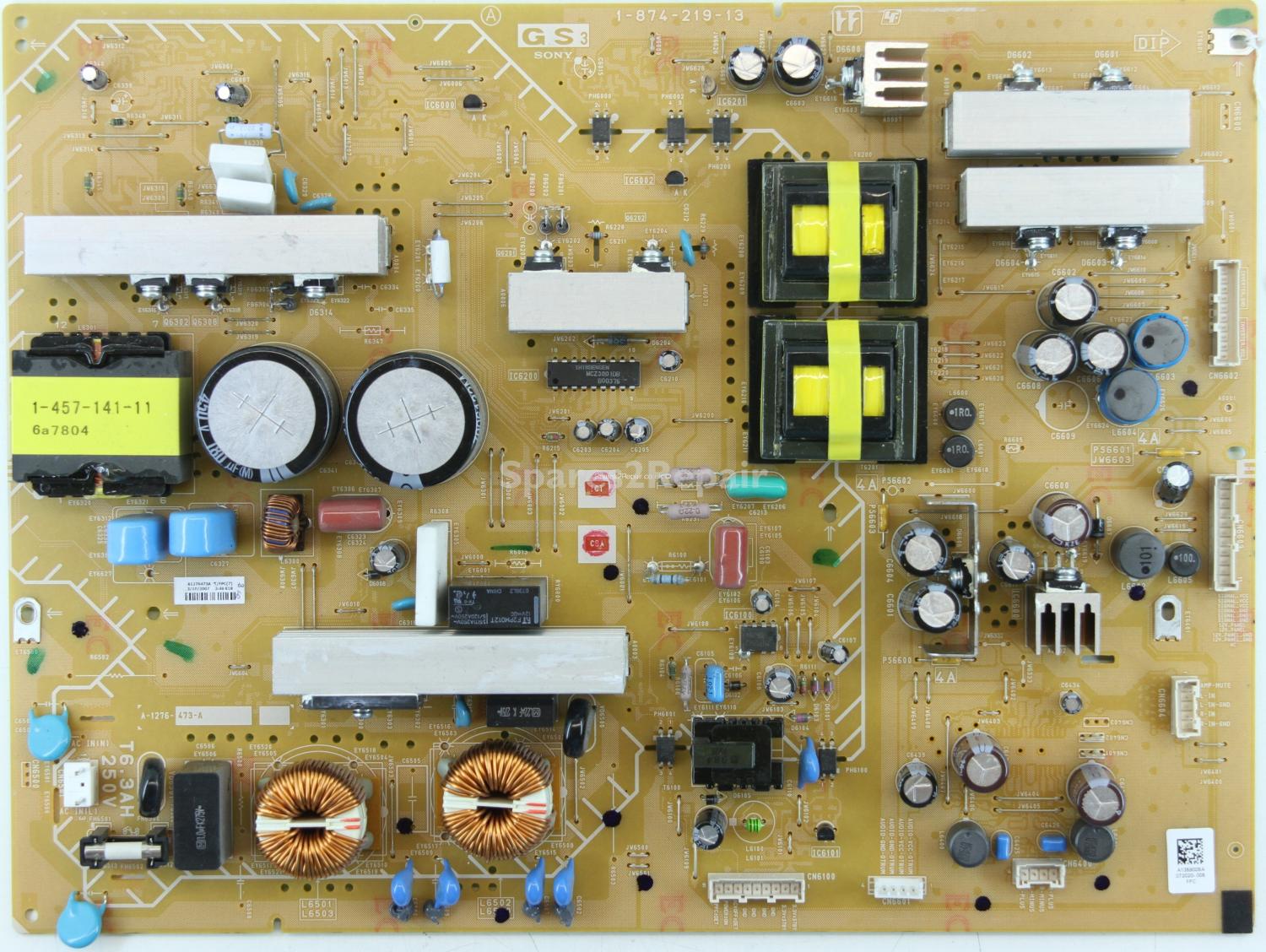 Sony KDL-37P3020 - PSU - 1-874-219-13 - A-1276-473-A - A1359005A