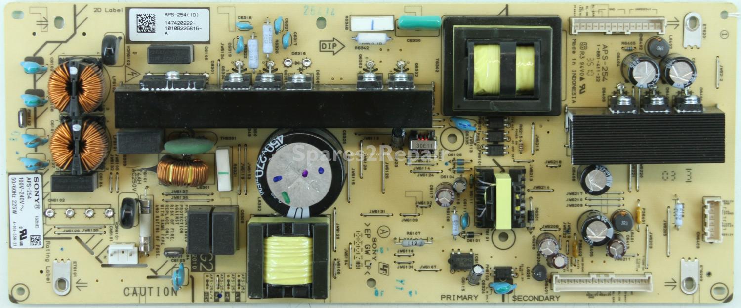 Sony KDL-40EX403 - PSU - 1-881-411-22 - 147420222 - APS-254 - 4-168-556-21
