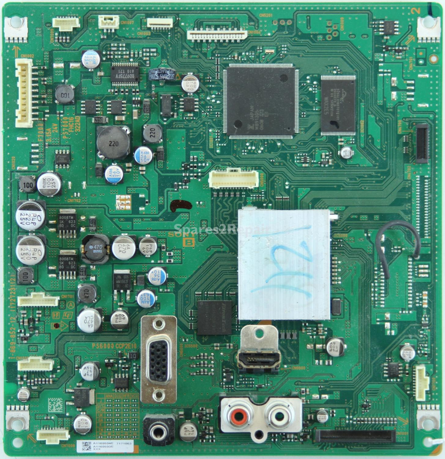 Sony KDL-40S2010 - HDMI - 1-869-852-12 - 172723112 - A1169594E