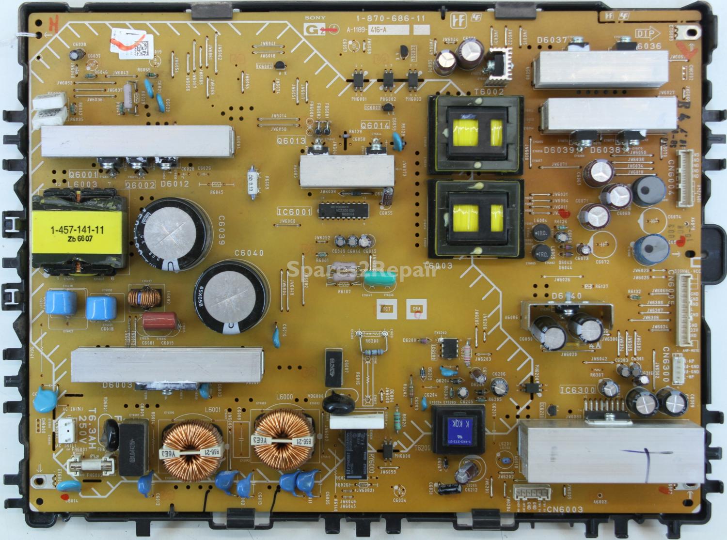 Sony KDL-40U2000 - PSU - 1-870-686-13 - A-1189-416-A - A1189416A