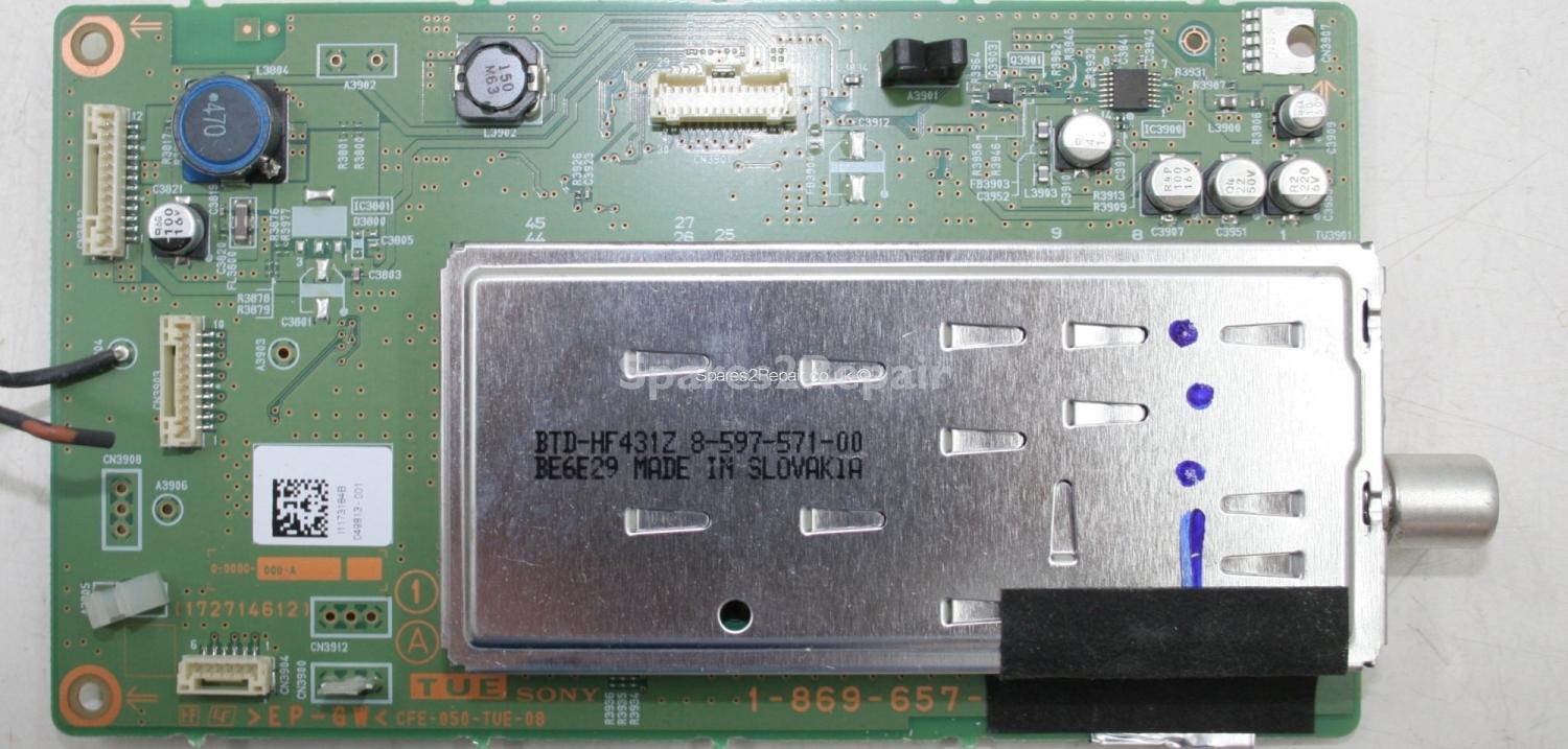 Sony KDL-40U2000 - Tuner - 1-869-657-12 - 172714612 - CFE-050-TUE-08