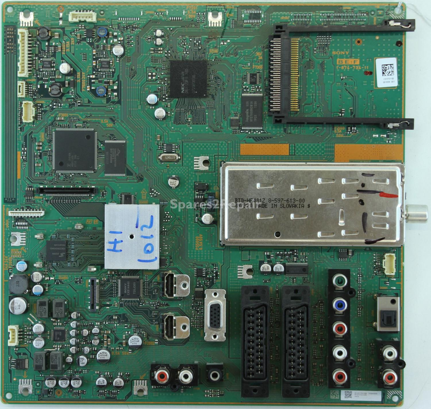 Sony KDL-40V3000 - Main AV - 1-874-734-11 - A1317313B - A1317312B - I1317311B