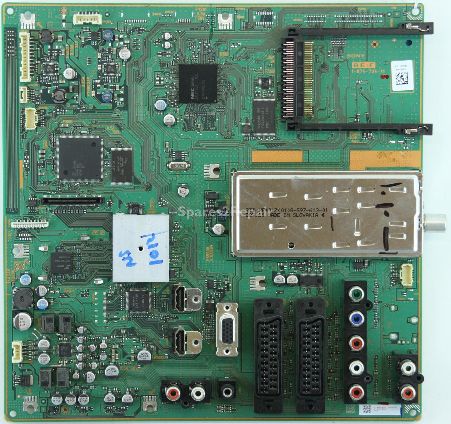 Sony KDL-40V3000 - Main AV - 1-874-734-11 - I1418745A - A141747A - A141746A
