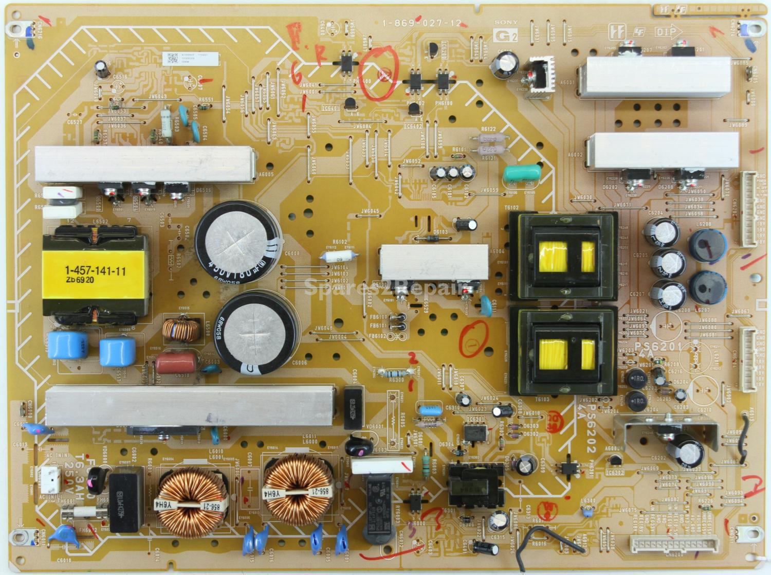 Sony KDL-46V2000 - PSU - 1-869-027-12 - A1169591F