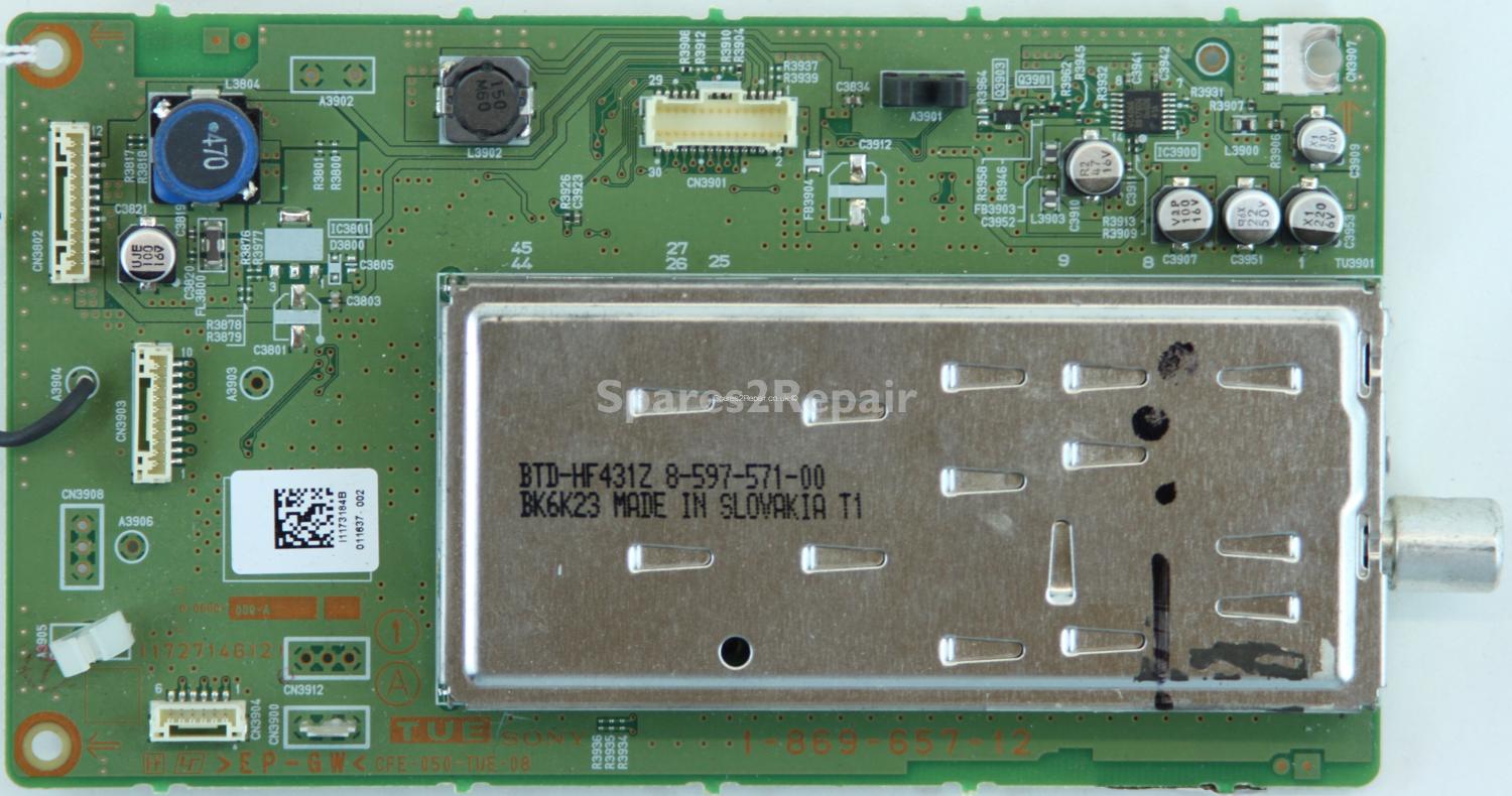 Sony KDL-46X2000 - Tuner - 1-869-657-12 - 172714612 - CFE-050-TUE-08 - I1173184B
