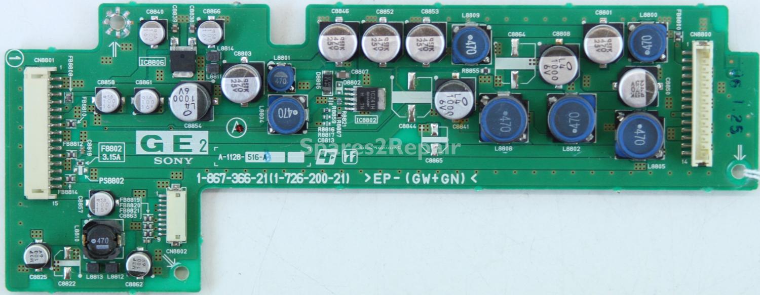 Sony KDL-S40A12U - Board - 1-867-366-21 - 1-726-200-21 - A-1128-516-A