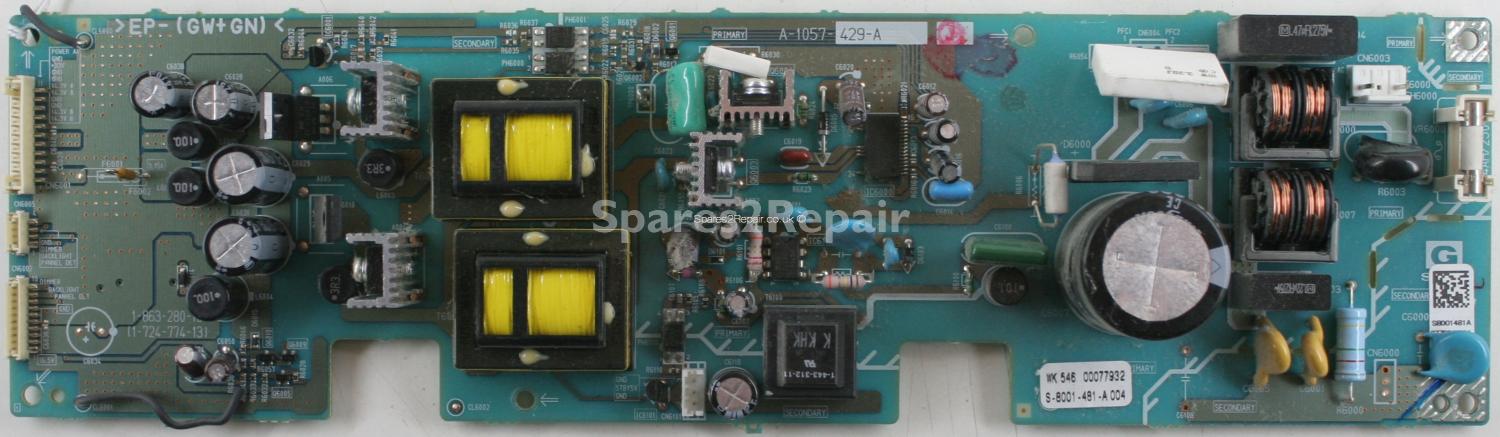 Sony KLV-20SR3 - PSU - 1-863-280-13 - 1-724-774-13 - A-1057-429-A