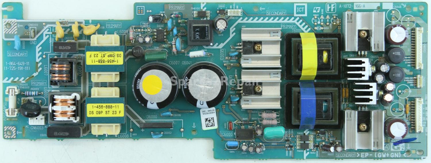 Sony KLV-27HR3 - PSU - 1-864-649-11 - (1-725-191-11) - A-1072-166-A - H8001625A