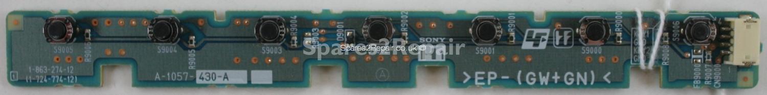 Sony KLV-30HR3 - Buttons - 1-863-274-12 - 1-724-774-12 - A-1057-430-A