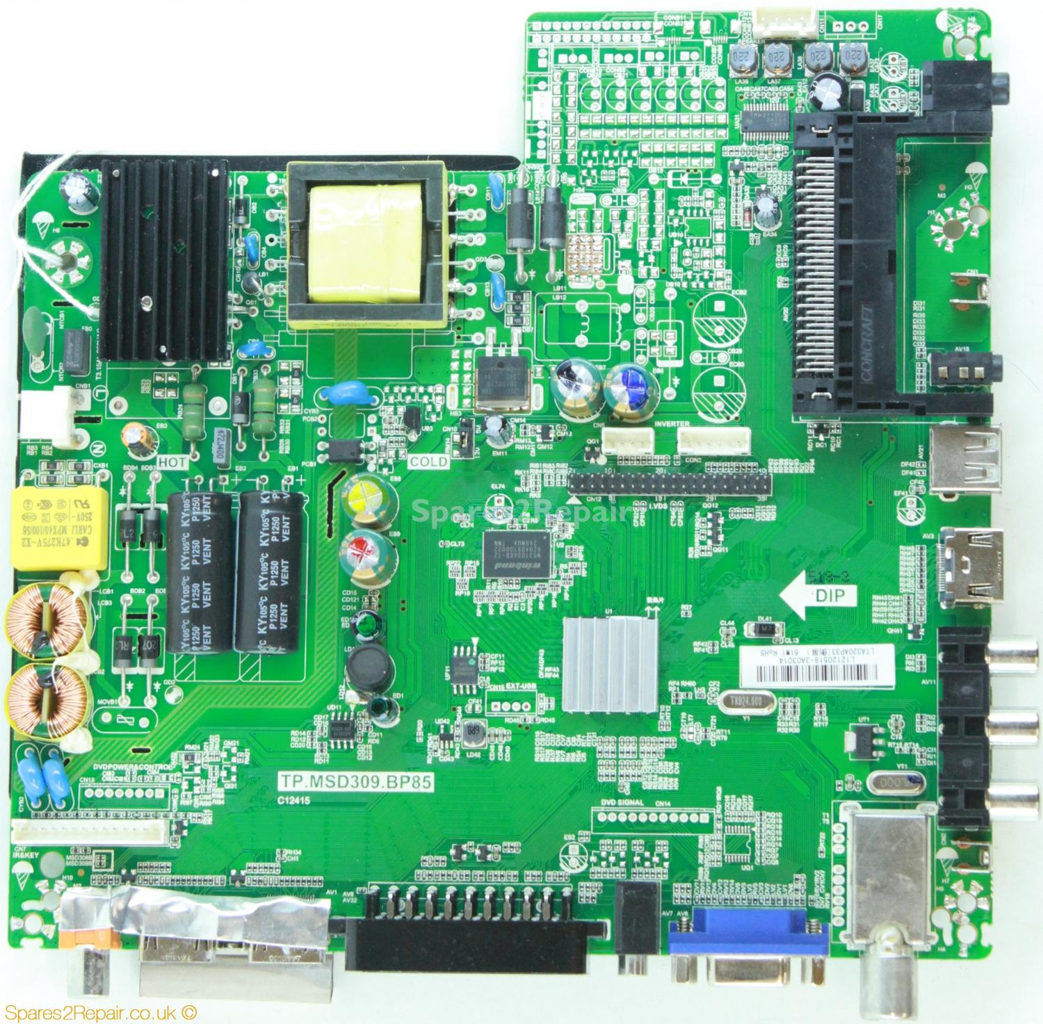 Technika 32-E251 - Main AV - TP.MSD309.BP85 - C12415 - L12120518 - LTA320AP33 - 4501634