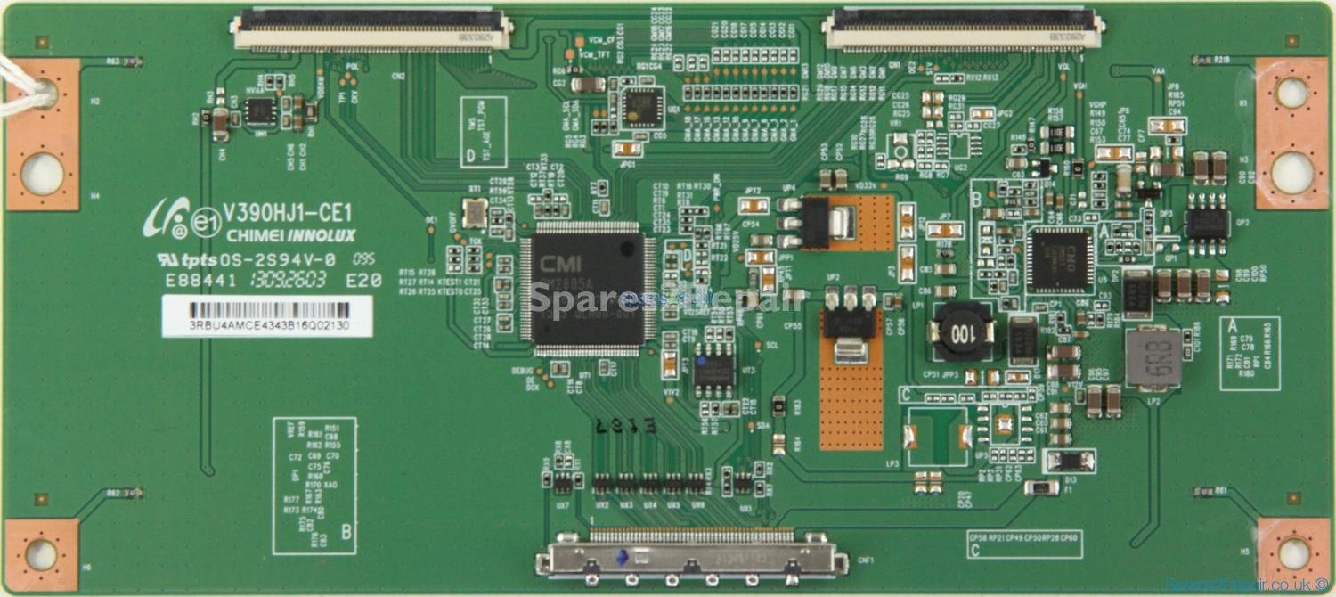 Technika 39E21B-FHD - T-Con - V390HJ1-CE1 e1 - 3RBU4AMCE4343B16Q02130