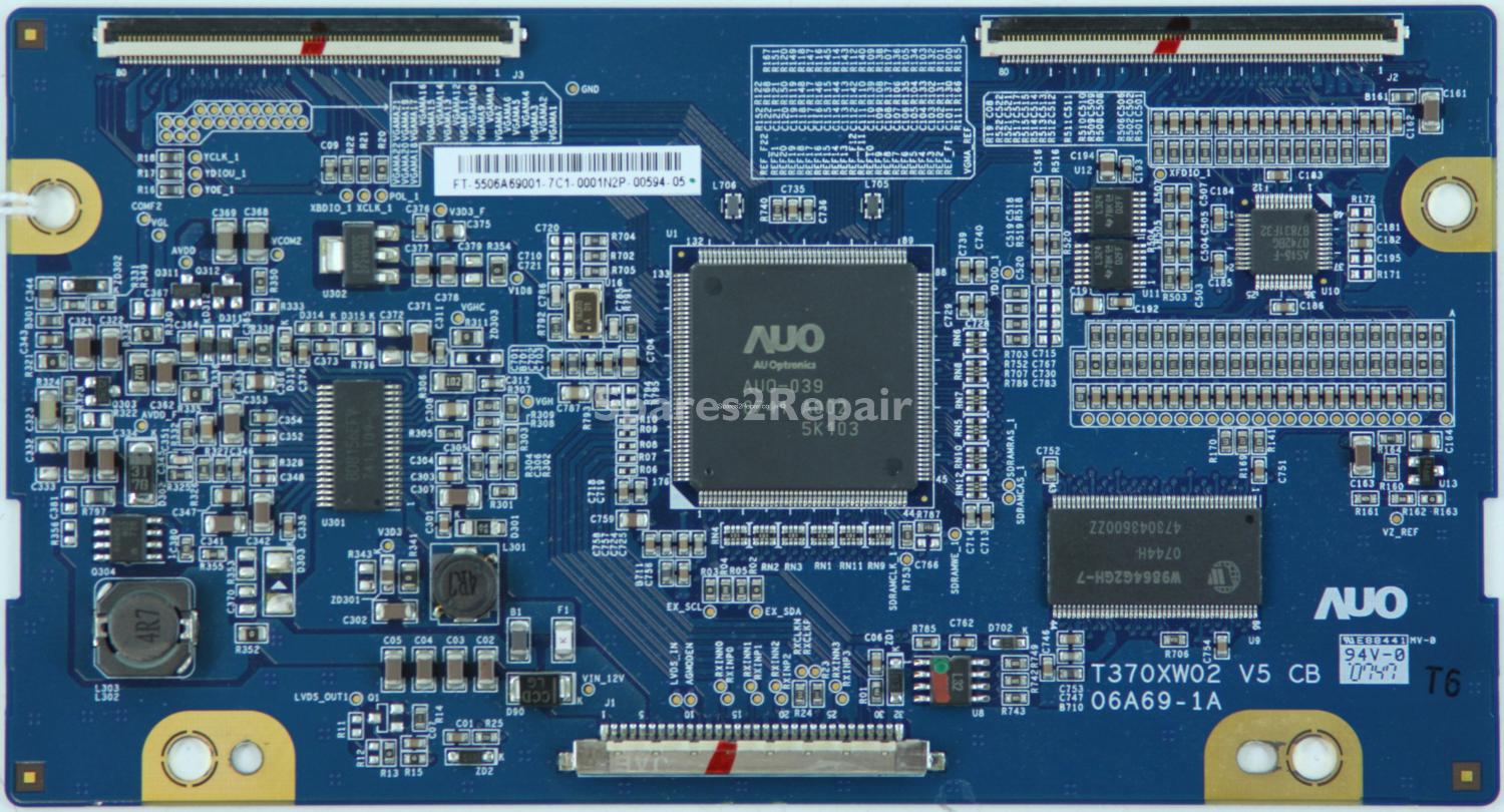 Technika LCD37-207 - LVDS - 55.06A69.001 - T370XW02 V5 CB - 06A69-1A