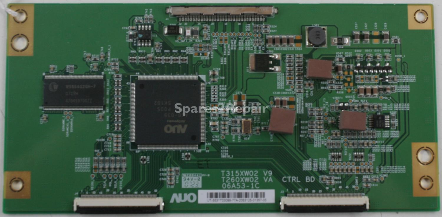 Technika LCD32-207 - T-Con - 06A53-1C - 55.31T03.088 - T315XW02 V9 - T260XW02 VA CTRL BD
