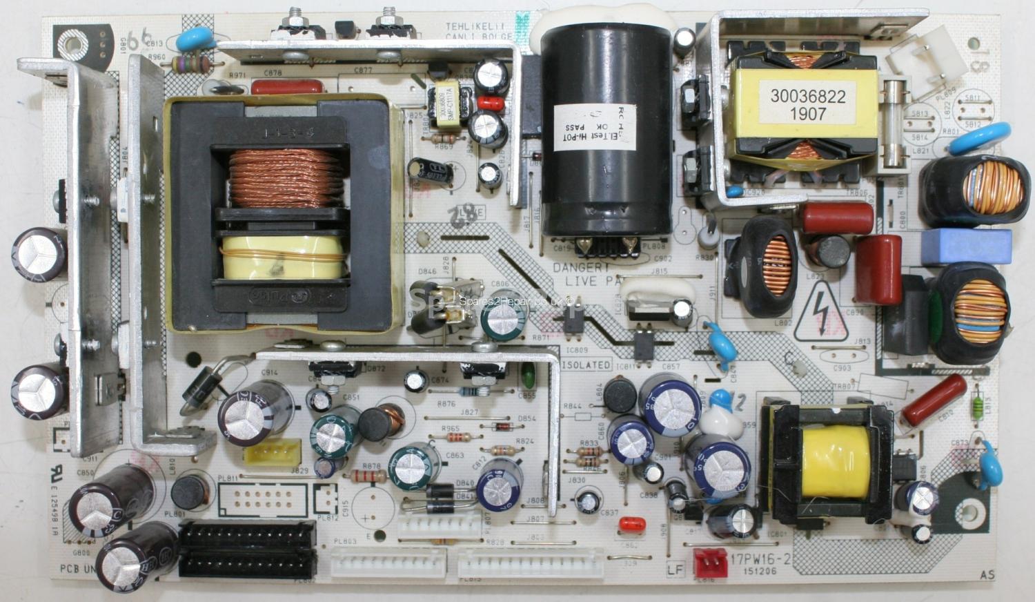 TVLCD40HDREADY PSU - 17PW16-2 - 151206