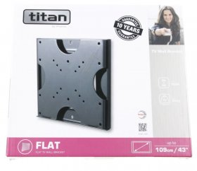 Titan Tv Wall Mount - Bfi 8020 Titan Tv Wall Mount Flat Profile Vesa 200 Max 25 Kg