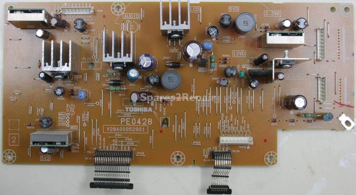 Toshiba 40XF355D - Board - PE0428 - V28A00052901