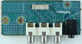 Toshiba 37WLT66s - Side AV - PE0118 A-2 - V28A00016502