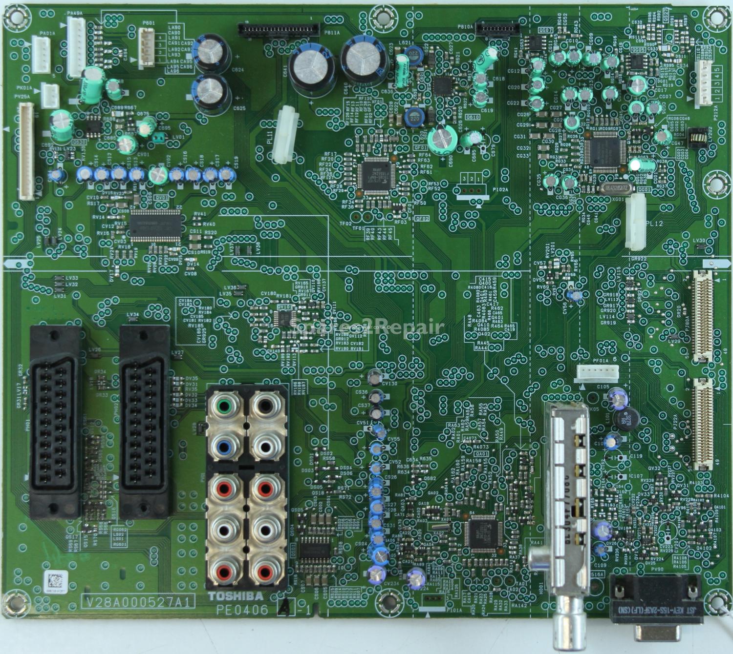 Toshiba 46XF355D - Main AV - PE0406 A-1 - V28A000527A1