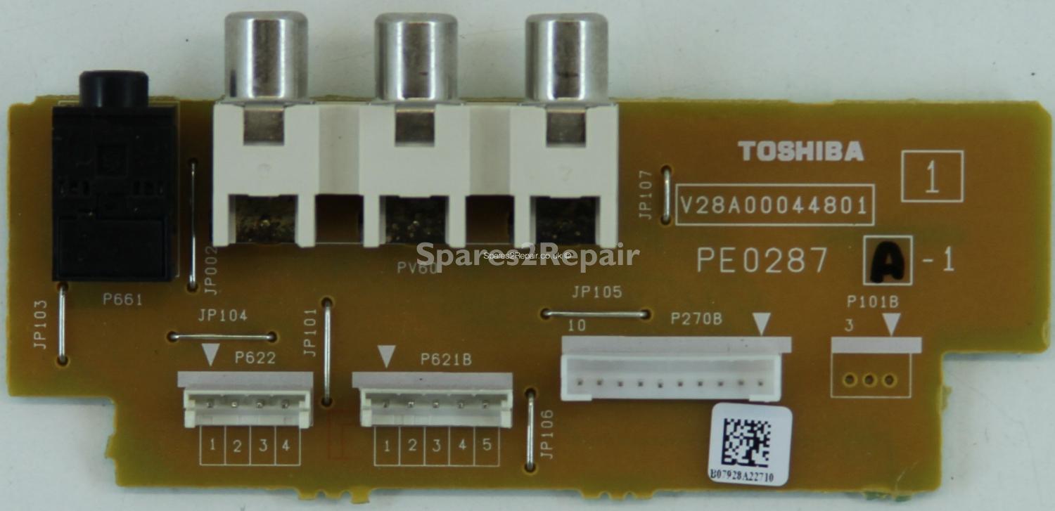 Toshiba 26C3030D - Side AV - PE0287 A-1 - V28A00044801