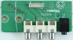 Toshiba 37WLT66 - Side AV - V28A00000502 - PE0029A-2