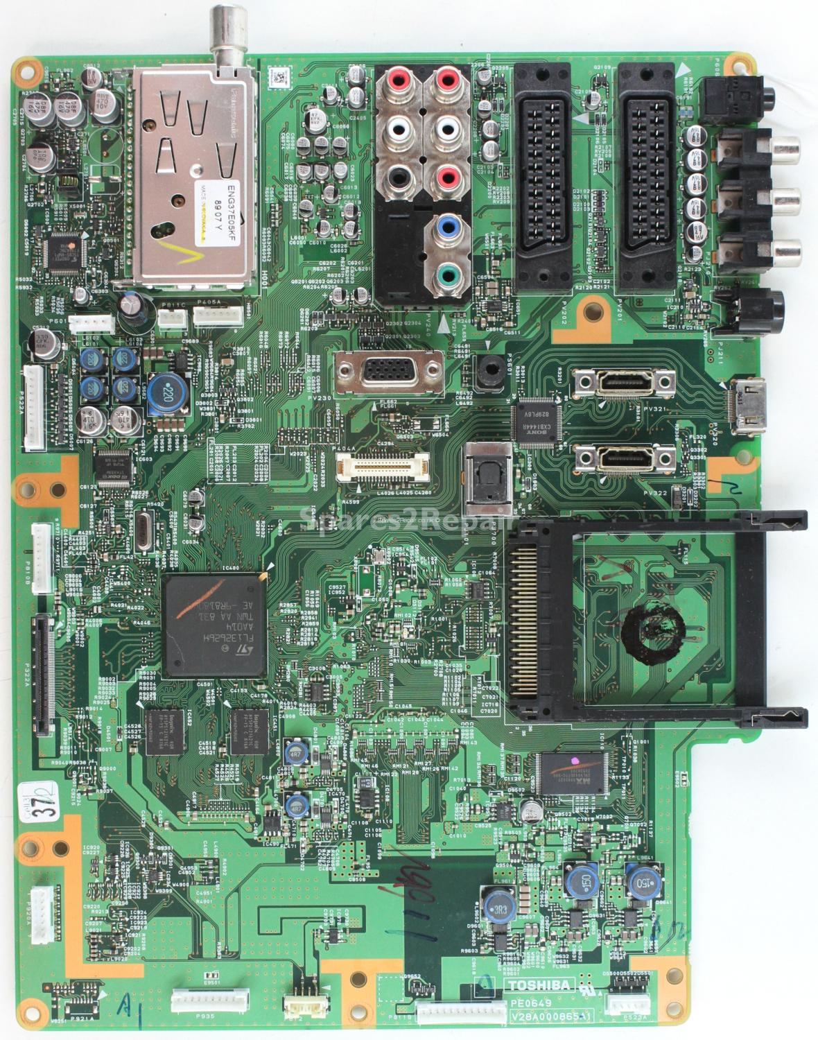 Toshiba 42RV555D - Main AV - PE0649 - V28A000865A1