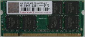 Transcend 2Gb PC2-6400S DDR2-800 Laptop Memory