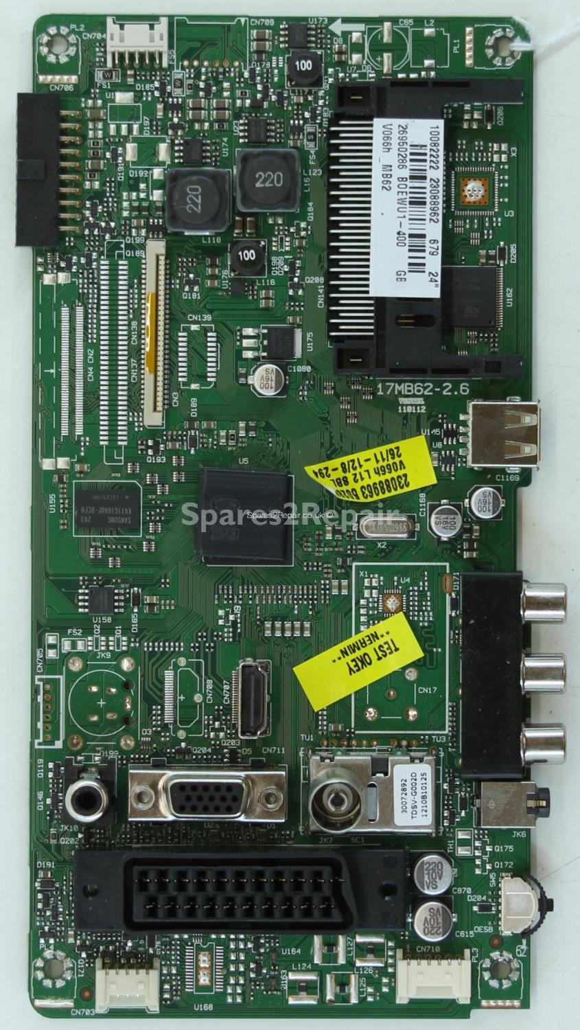 Vestel 24 Inch - Main AV - 23088962 - 17MB62-2.6 - 110112