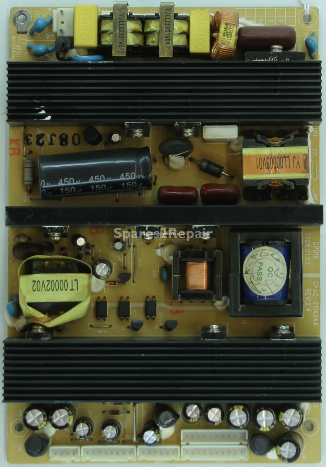 Vistron 37LCDTV - PSU - GP016 - GPAC-211424A - Rev 2.4